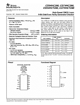 DataSheet CD74HC280 pdf